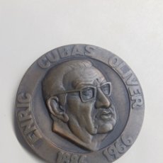 Medallas temáticas: MEDALLA ENRIC CUBAS OLIVER AJUNTAMENT DE CALDES DE MONTBUI EXP NUM 1967. Lote 364515186