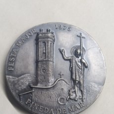 Medallas temáticas: MEDALLA FESTA MAJOR PINEDA DE MAR 1975 SANT JOAN BAPTISTA A LA PARRÒQUIA PINEDA. Lote 364520671