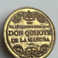 Medallas temáticas: MEDALLA MONEDA EN PLATA PURA 999 25GR DON QUIJOTE DE LA MANCHA CONMEMORATIVA DE COLECCION. Lote 365277491