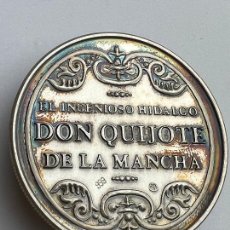 Medallas temáticas: MEDALLA MONEDA EN PLATA PURA 999 25GR DON QUIJOTE DE LA MANCHA CONMEMORATIVA DE COLECCION. Lote 365277751