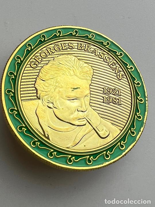 Medallas tem&aacute;ticas: MEDALLA MONEDA GREORGE BRASSIENS - Foto 1