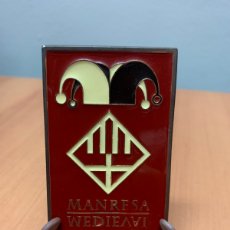 Medallas temáticas: MANRESA MEDIEVAL. BAGES 1980-2000. AMICS DE L’ART ROMÀNIC.. Lote 366070621