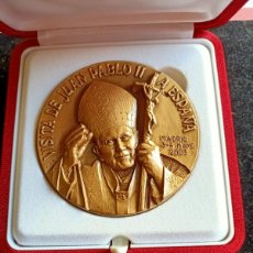 Medallas temáticas: VISITA DE JUAN PABLO II A ESPAÑA 2003. Lote 386434904