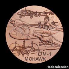Medallas temáticas: MONEDA CONMEMORATIVA FUERZAS ARMADAS EEUU - OV-1 MOHAWK