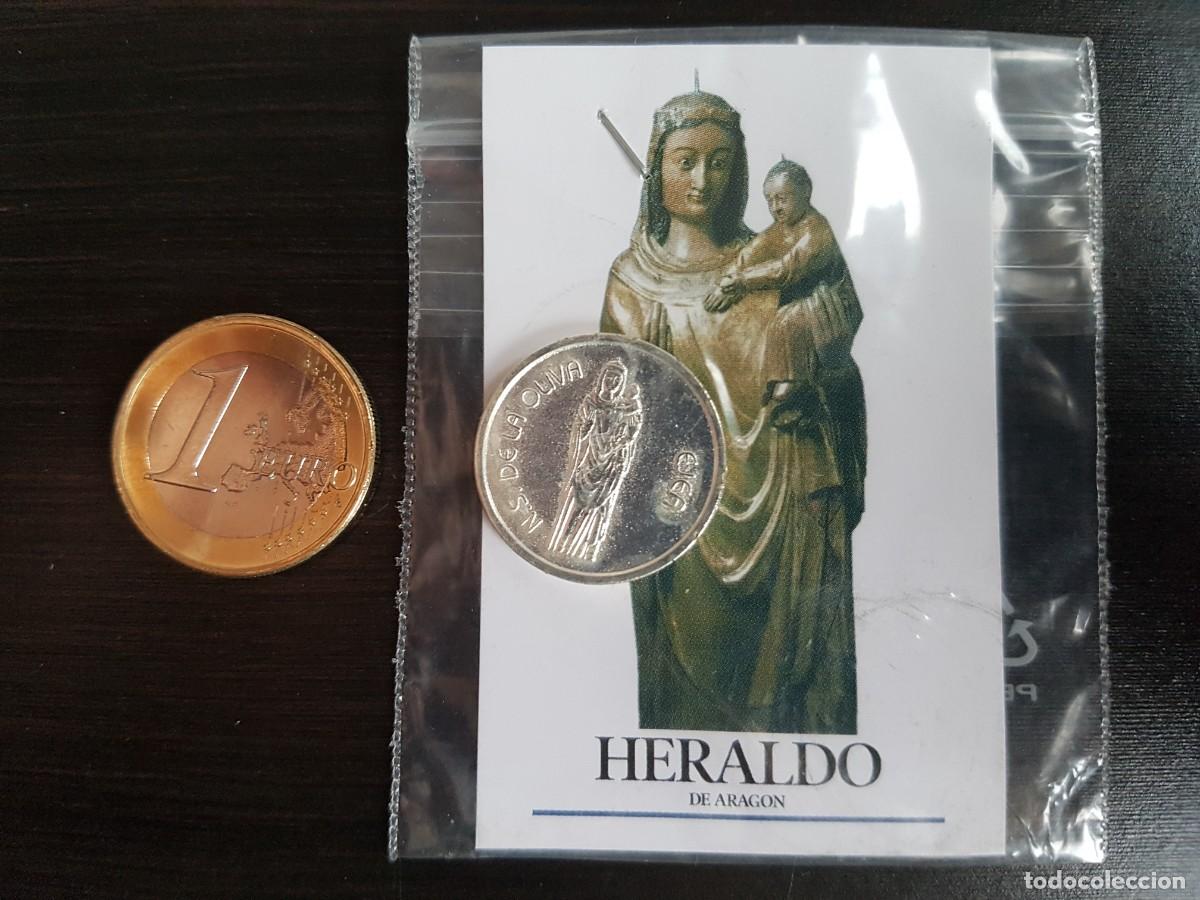 Medallas tem&aacute;ticas: Medalla de Nuestra se&ntilde;ora de la Oliva - Ejea - - Foto 1