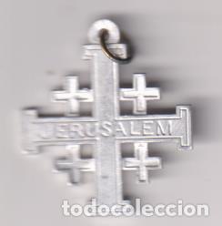 Medallas tem&aacute;ticas: Cruz (AL-4 cms.) Jerusal&eacute;n - Foto 1