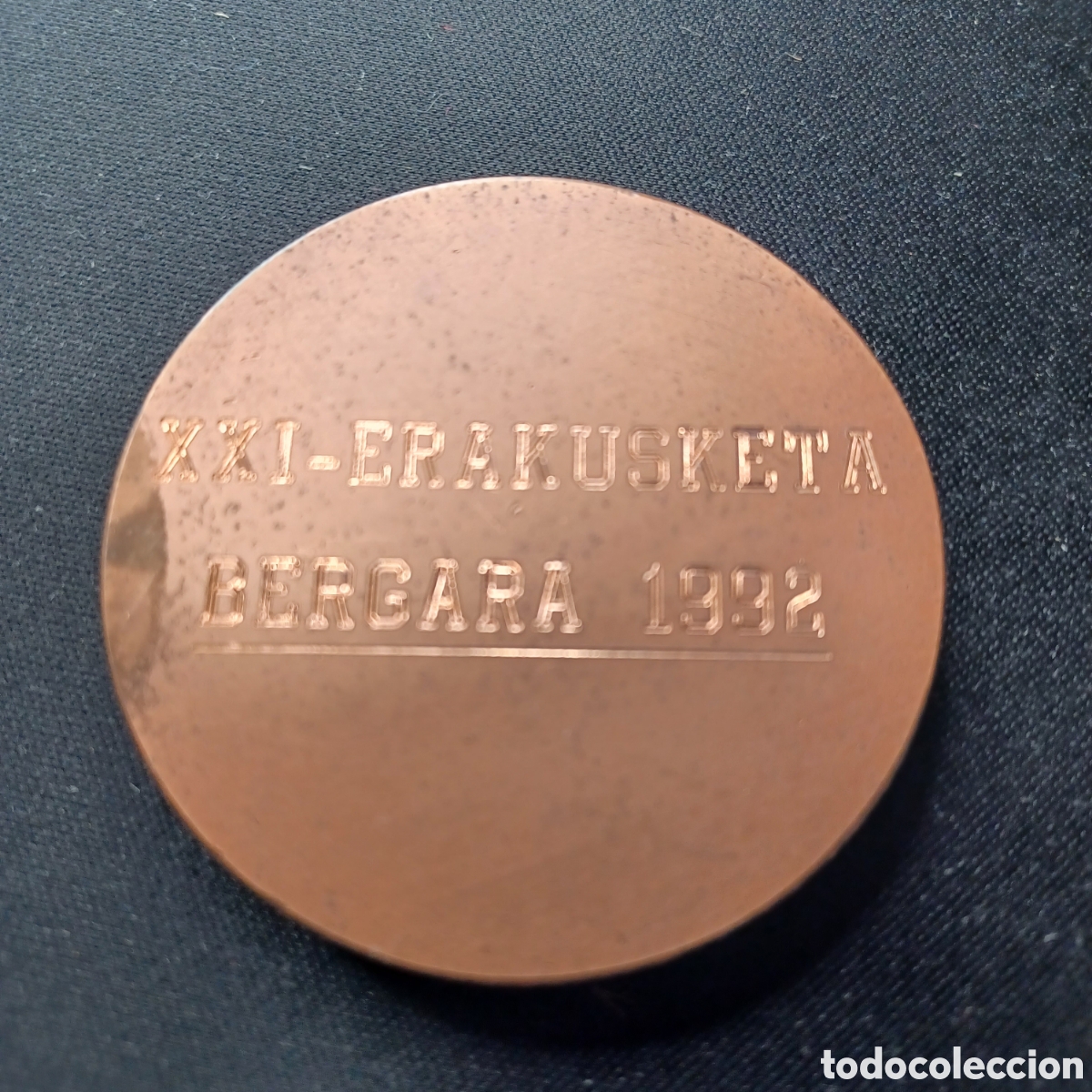 Medallas tem&aacute;ticas: Medalla en bronce de Bergara - Foto 2