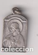 Medallas tem&aacute;ticas: Coraz&oacute;n de Jes&uacute;s y de mar&iacute;a. Medalla (AL. 2,20 cms.) - Foto 1