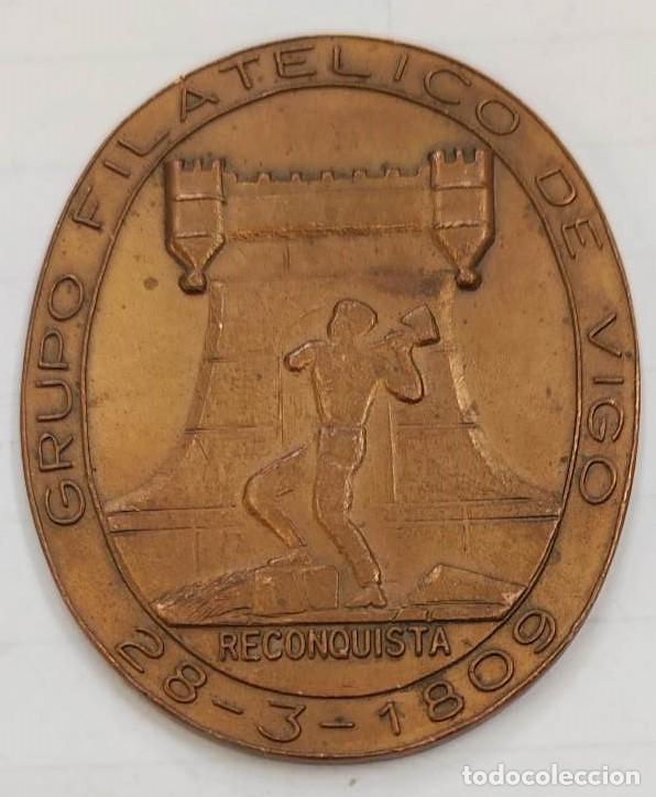 Medallas tem&aacute;ticas: MEDALLA BRONCE EXFIVIGO 71 MEDALLA-958