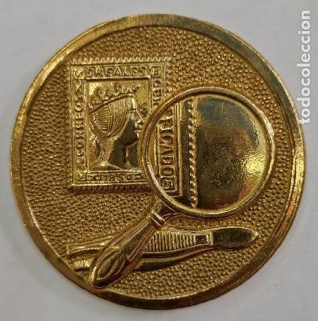 Medalhas tem&aacute;ticas: MEDALLA DORADA EXPOFICA VIGO 89 MEDALLA-1058
