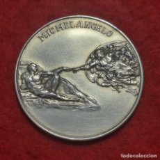 Medallas temáticas: MEDALLA PLATA MICHELANGELO MUSEO VATICANO 1992 TIPO ONZA EBC ORIGINAL C22
