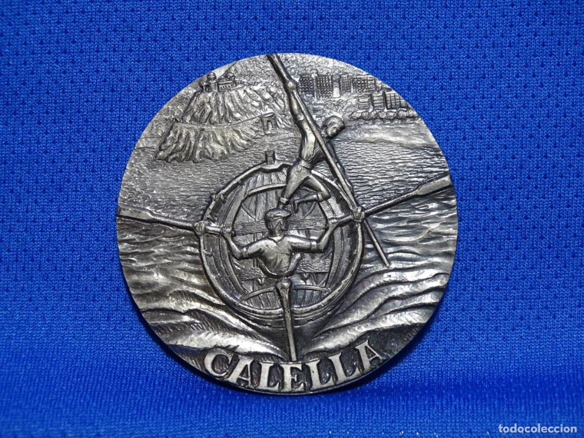 Medallas tem&aacute;ticas: MEDALLA EN METAL DE CALELLA FIESTAS DE PRIMAVERA 1972. DI&Aacute;METRO 50 MM.