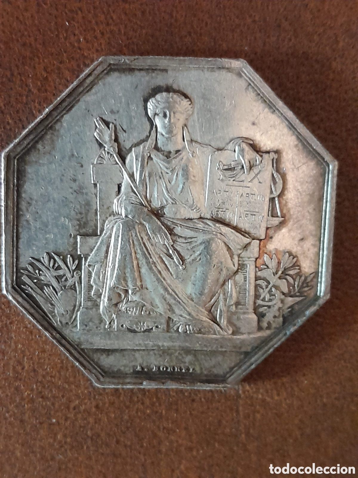Medallas tem&aacute;ticas: Jeton de plata frances - Foto 1
