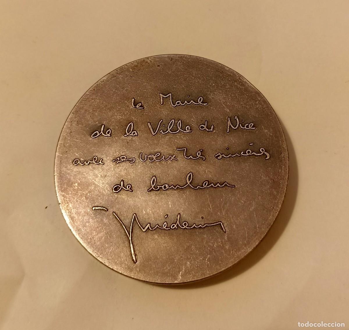 Medallas tem&aacute;ticas: MEDALLA VILLE DE NICE - DRAGO - Foto 2