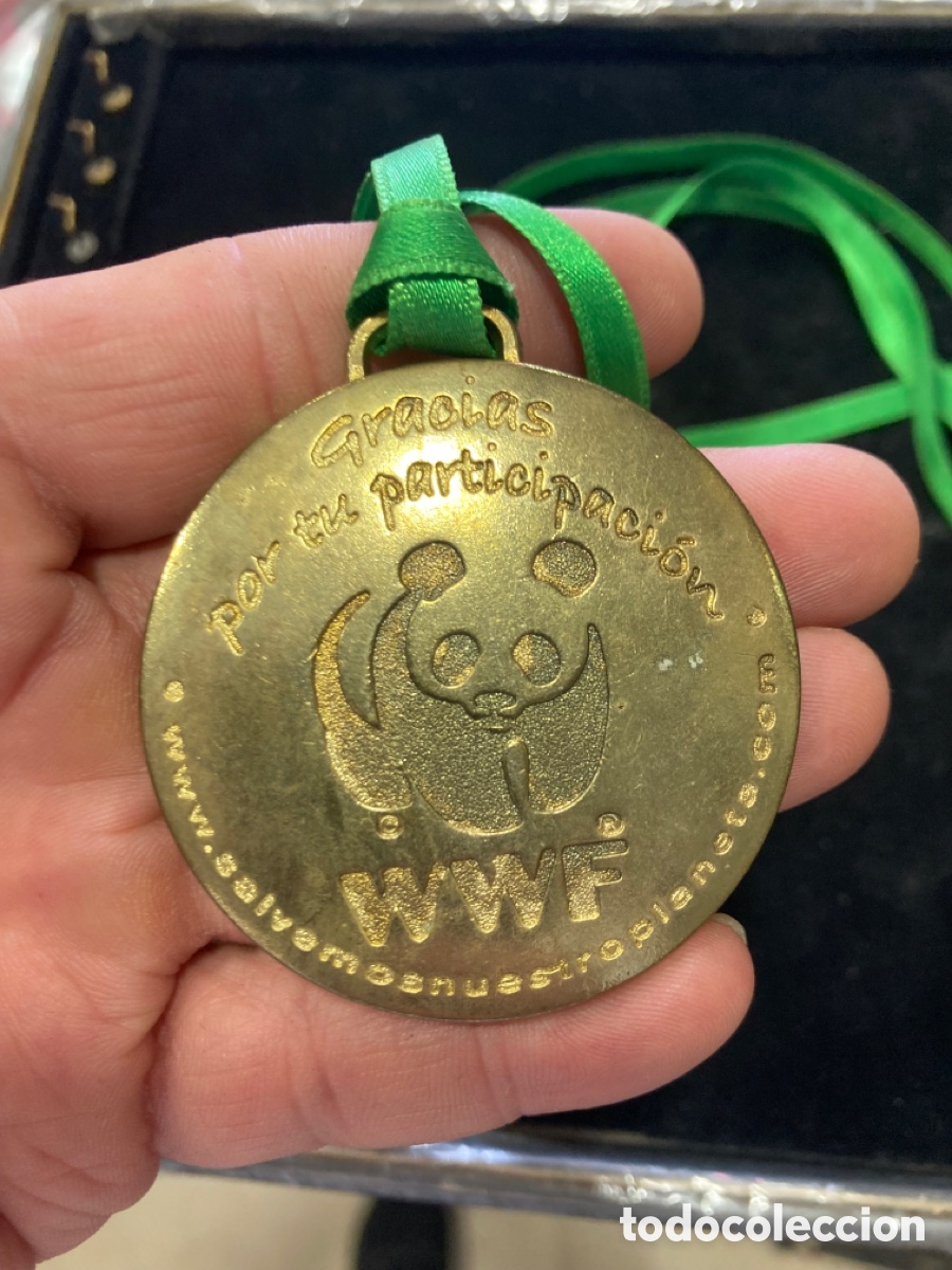 Medallas tem&aacute;ticas: Lote de 2 medallas WWF - Foto 4