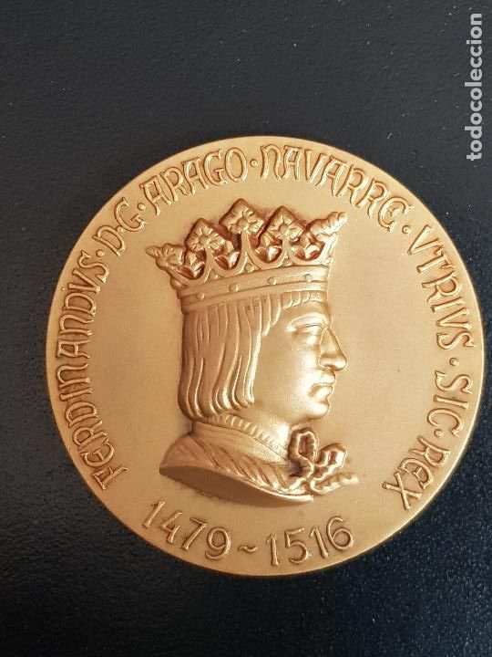 Medallas tem&aacute;ticas: FERNANDUS-DG-ARAGO-NAVARRA 1479-1516