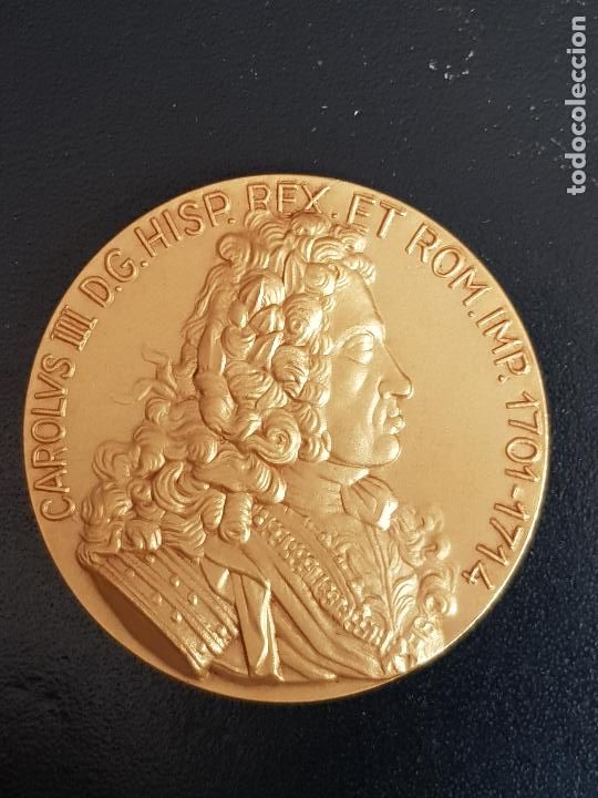 Medallas tem&aacute;ticas: CARLVS III D.G. HISP REX ROM.IMP. 1701-1714