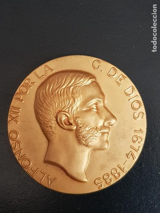 Medaglie tematiche: ALFONSO XII POR LA G.DE DIOS 1874-1885