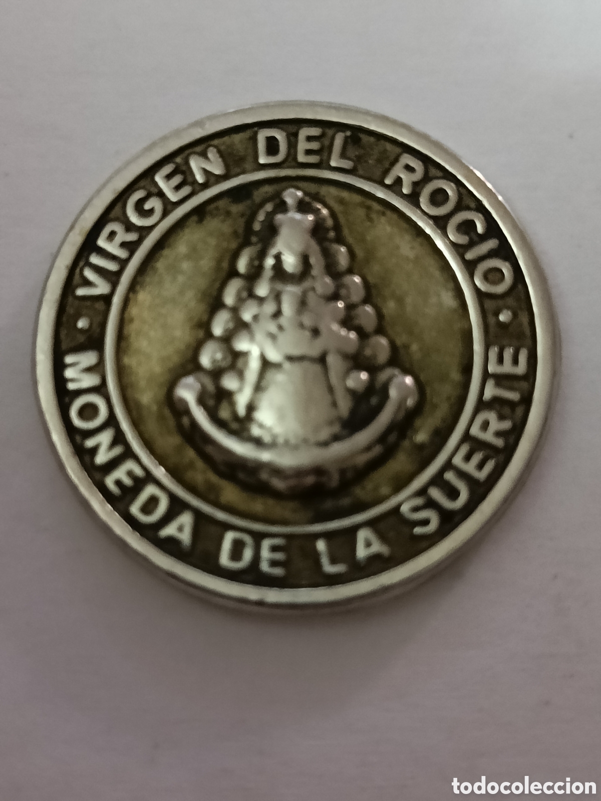 Medallas tem&aacute;ticas: Moneda Virgen del Roc&iacute;o/Moneda de la Suerte - Foto 1