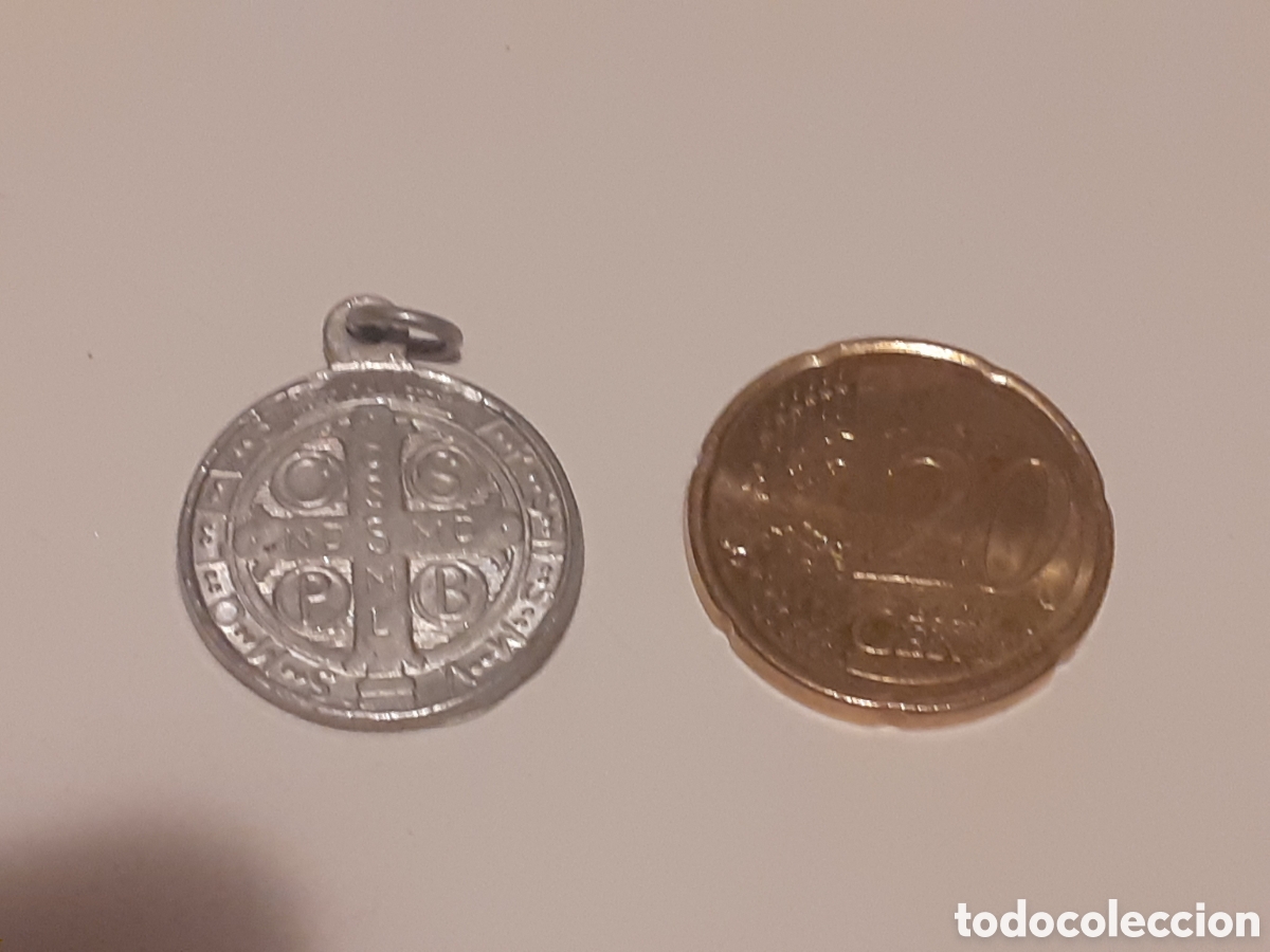 Medallas tem&aacute;ticas: MEDALLA SAN BENEDICTO. PPIOS S. XX - Foto 2