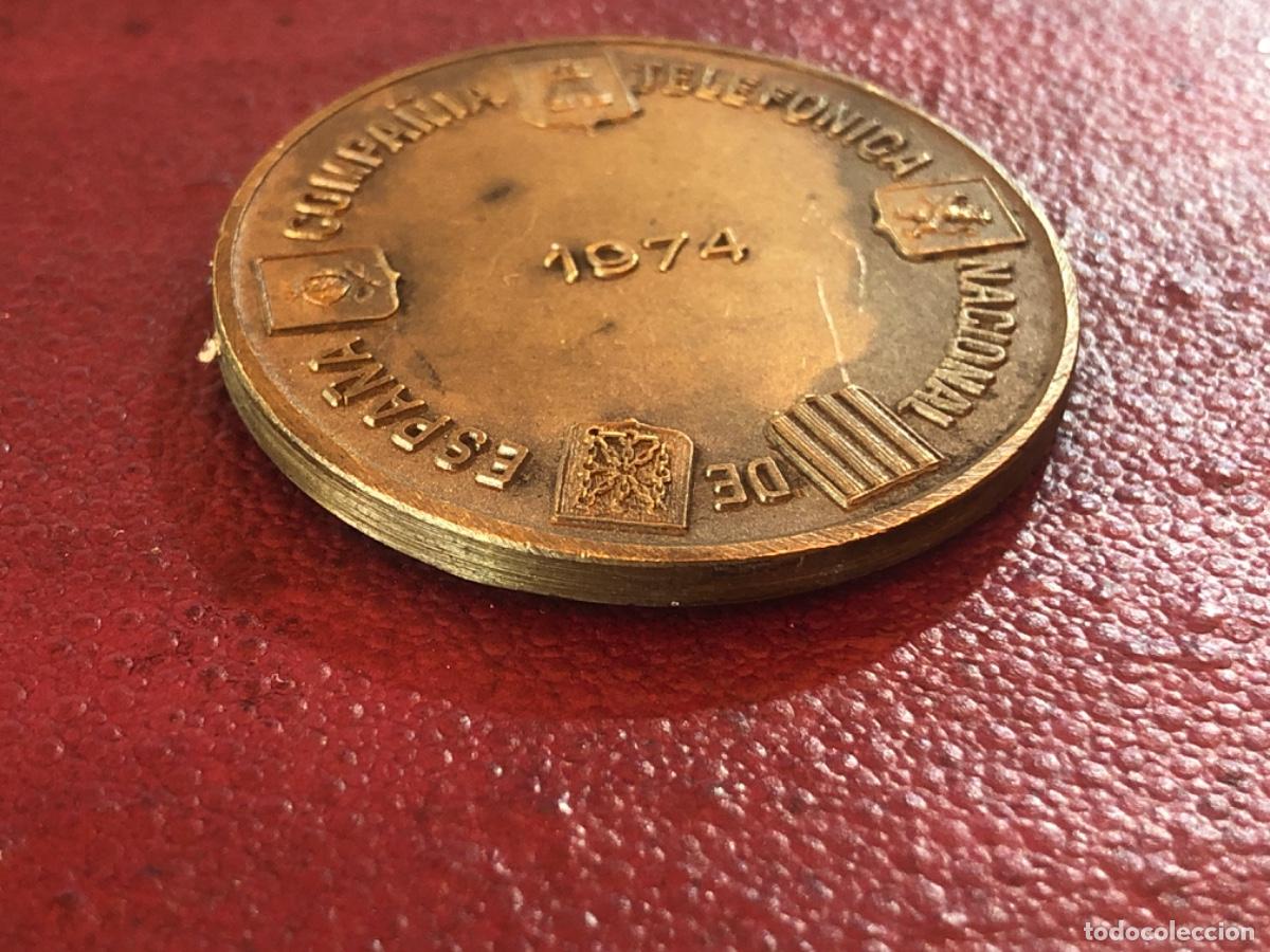 Medallas tem&aacute;ticas: MEDALLA DE TELEFONICA - 1974 AD AUGENDAM RELATIONEM - Foto 3