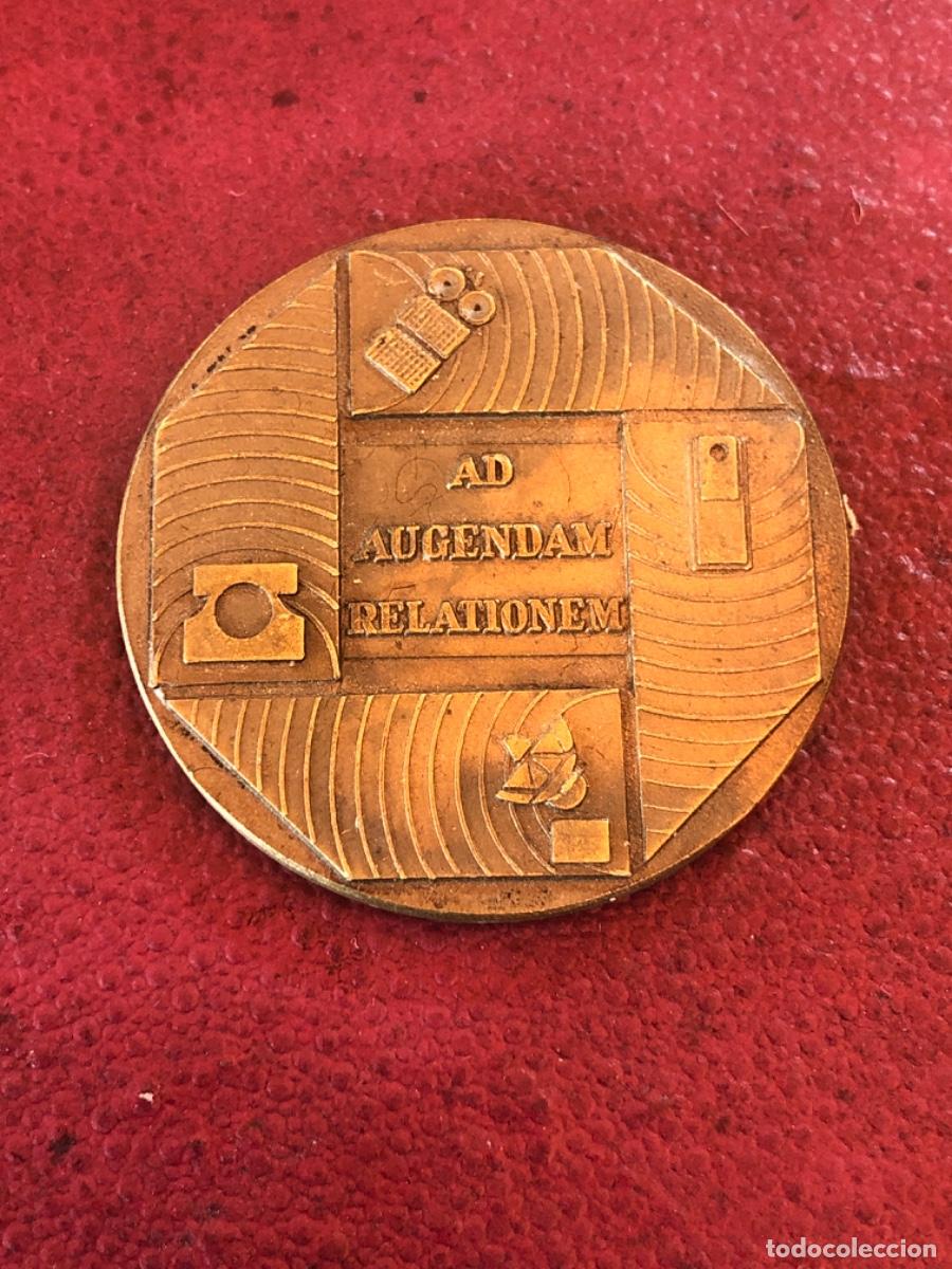 Medallas tem&aacute;ticas: MEDALLA DE TELEFONICA - 1974 AD AUGENDAM RELATIONEM - Foto 1