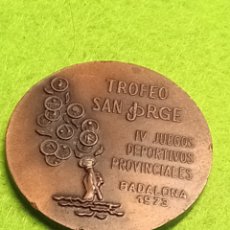 Medallas temáticas: MEDALLA DE LA DIPUTACIÓN PROVINCIAL DE BARCELONA. TROFEO SAN JORGE