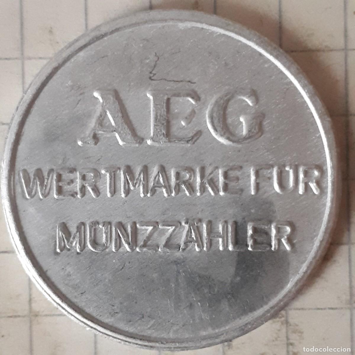Medallas tem&aacute;ticas: FICHA TOKEN DE AEG - Foto 1