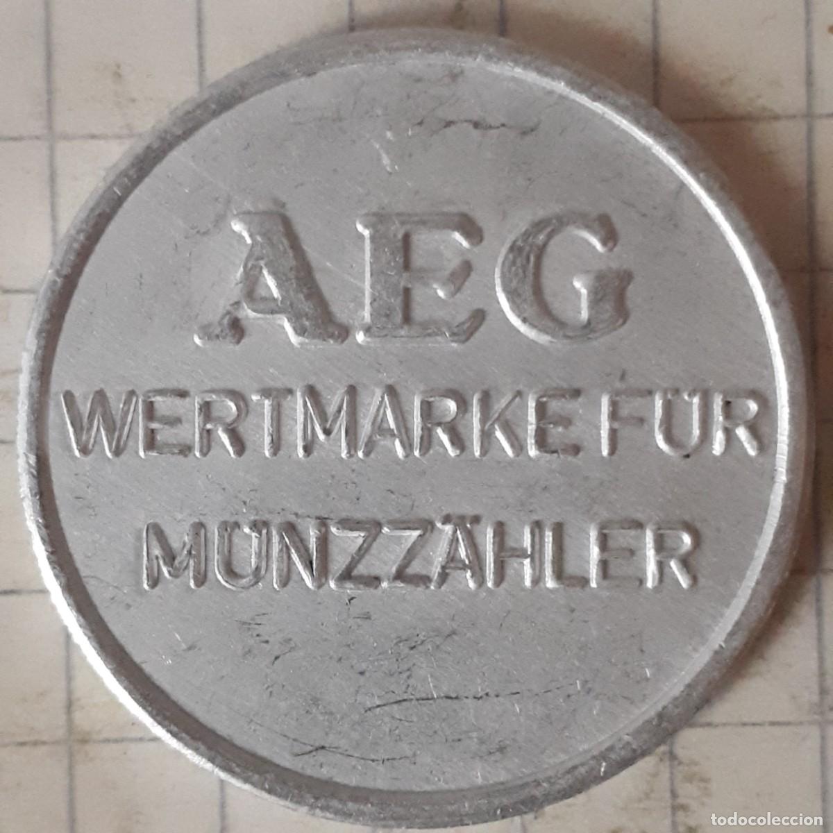 Medallas tem&aacute;ticas: FICHA TOKEN DE AEG - Foto 2
