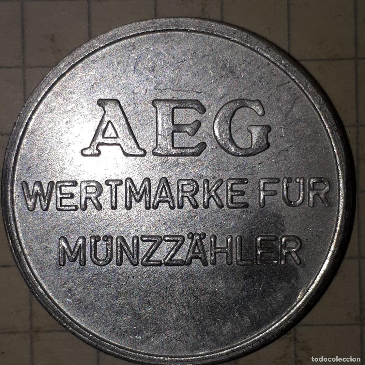 Medallas tem&aacute;ticas: FICHA TOKEN DE AEG - Foto 3