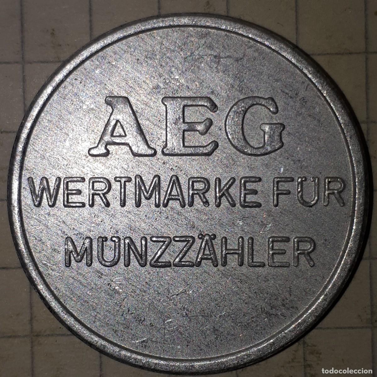 Medallas tem&aacute;ticas: FICHA TOKEN DE AEG - Foto 4