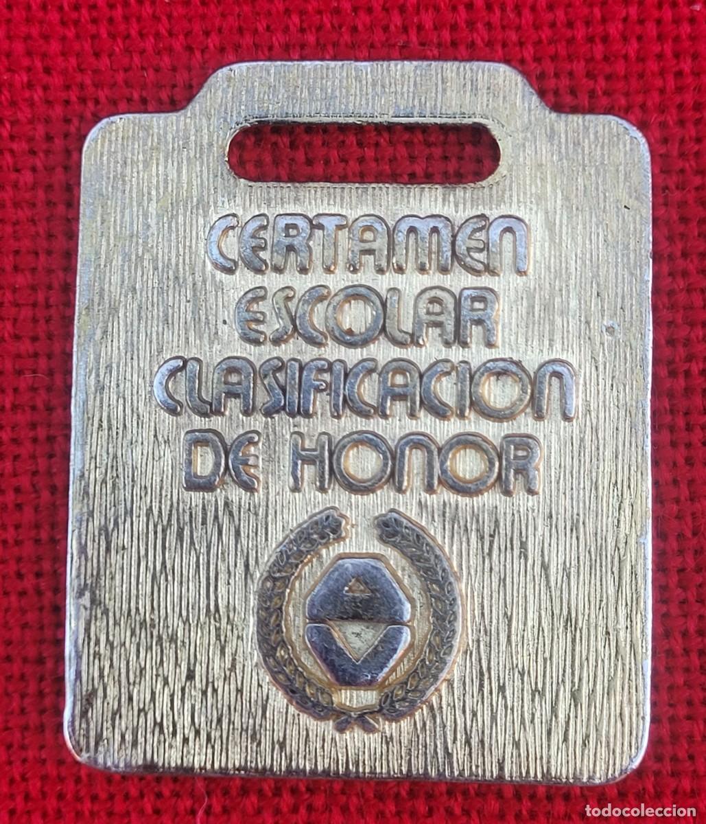 Medallas tem&aacute;ticas: Medalla Certamen escolar clasification de honor - Foto 5