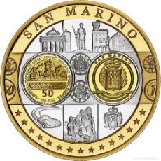 Medallas temáticas: [#1162249] SAN MARINO, MEDALLA, EURO, EUROPA, FDC, PLATA