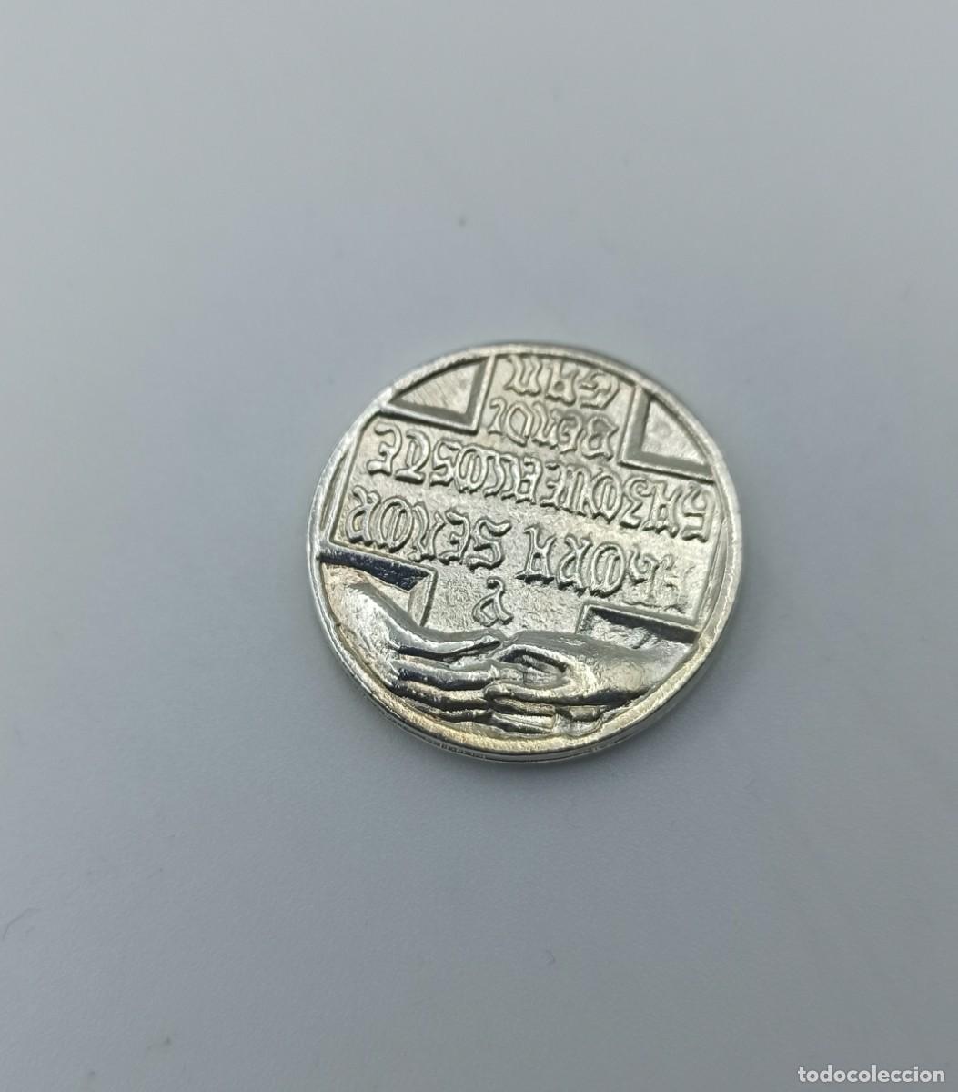 Medallas tem&aacute;ticas: Arras metal plateadas - Foto 2