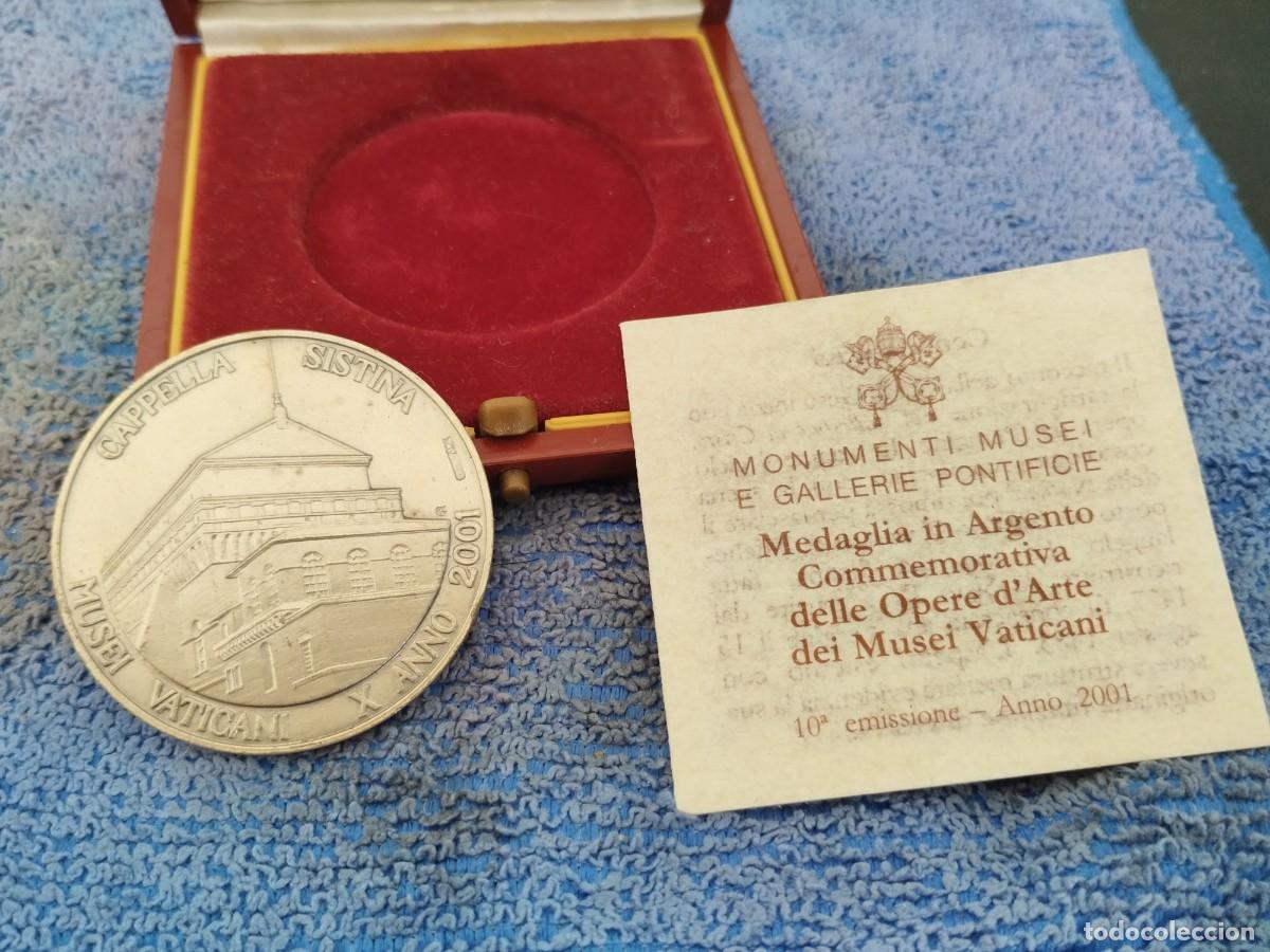 Medallas tem&aacute;ticas: medalla museo vaticano plata - Foto 4