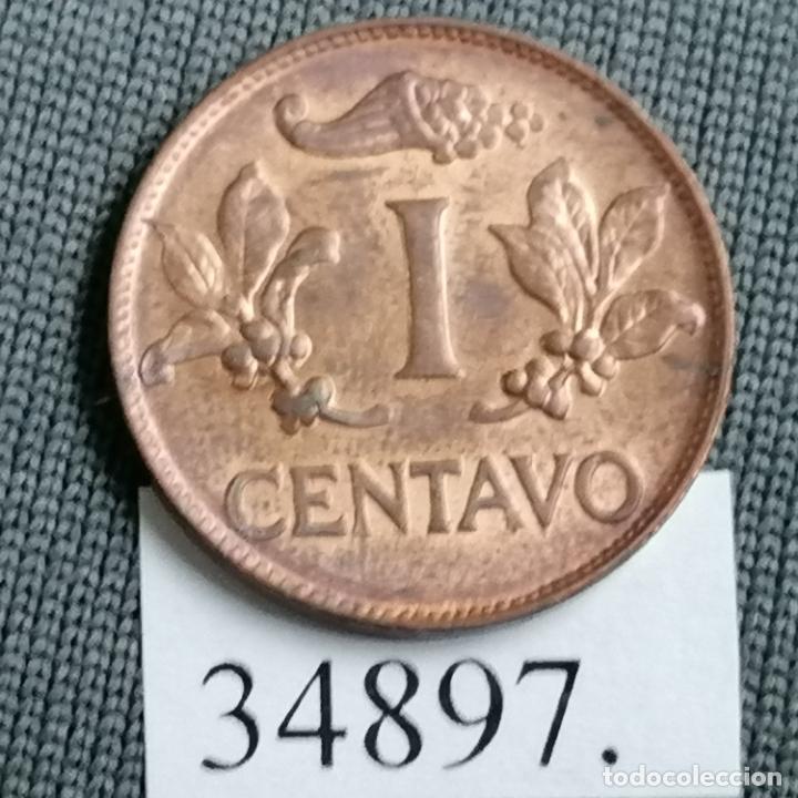 Medallas tem&aacute;ticas: Colombia 1 centavo 1967, c&eacute;ntimo - Foto 1