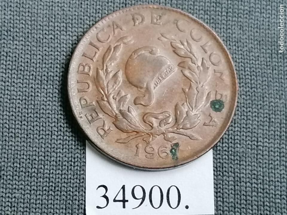 Medallas tem&aacute;ticas: Colombia 5 centavos 1967, c&eacute;ntimos - Foto 2