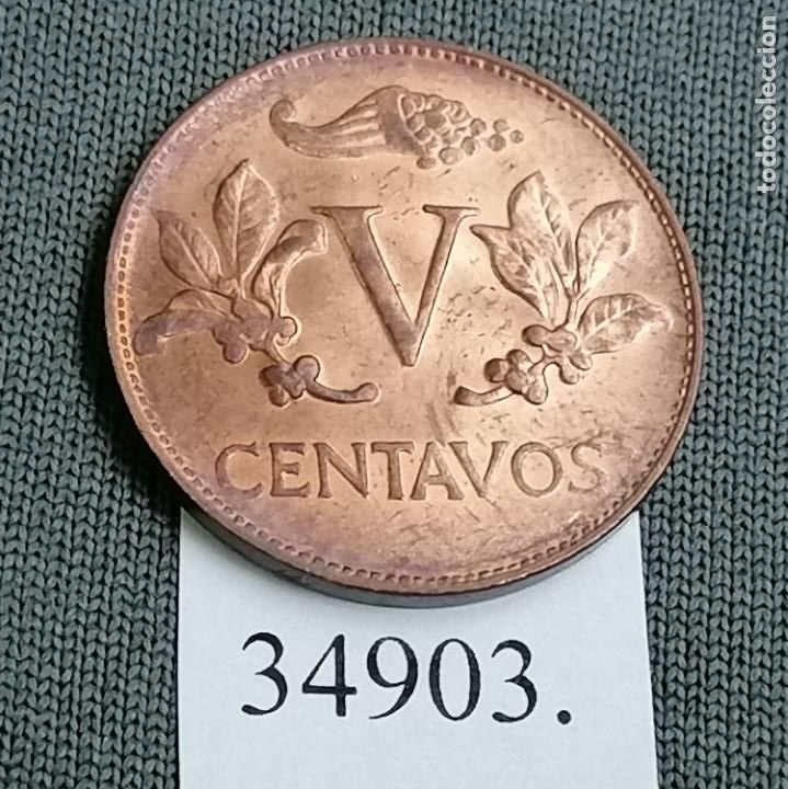 Medallas tem&aacute;ticas: Colombia 5 centavos 1967, c&eacute;ntimos - Foto 1