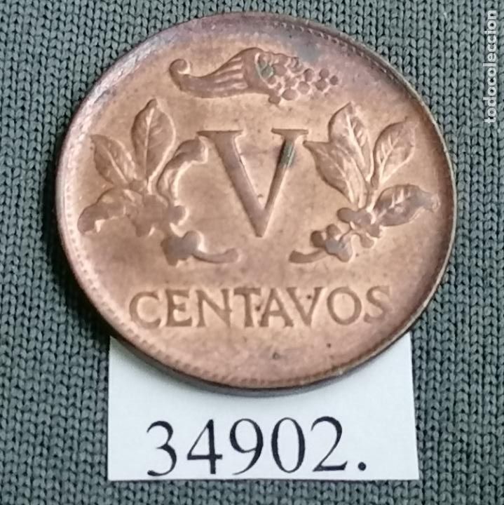 Medallas tem&aacute;ticas: Colombia 5 centavos 1968, c&eacute;ntimos - Foto 1