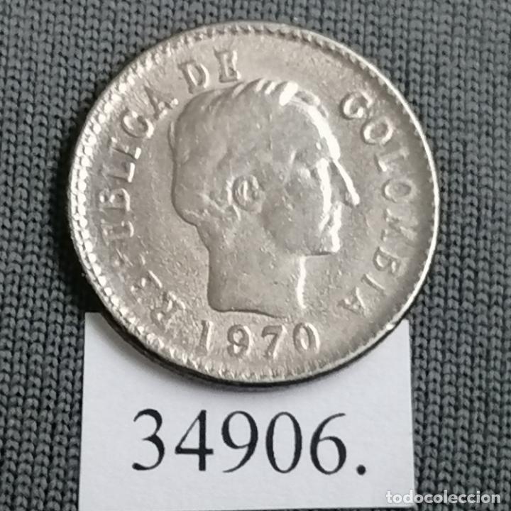 Medallas tem&aacute;ticas: Colombia 10 centavos 1970, c&eacute;ntimos - Foto 1