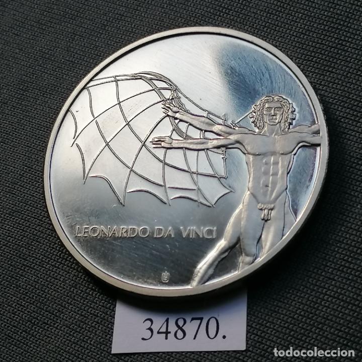 Medallas tem&aacute;ticas: Medalla Leonardo da Vinci - Foto 1