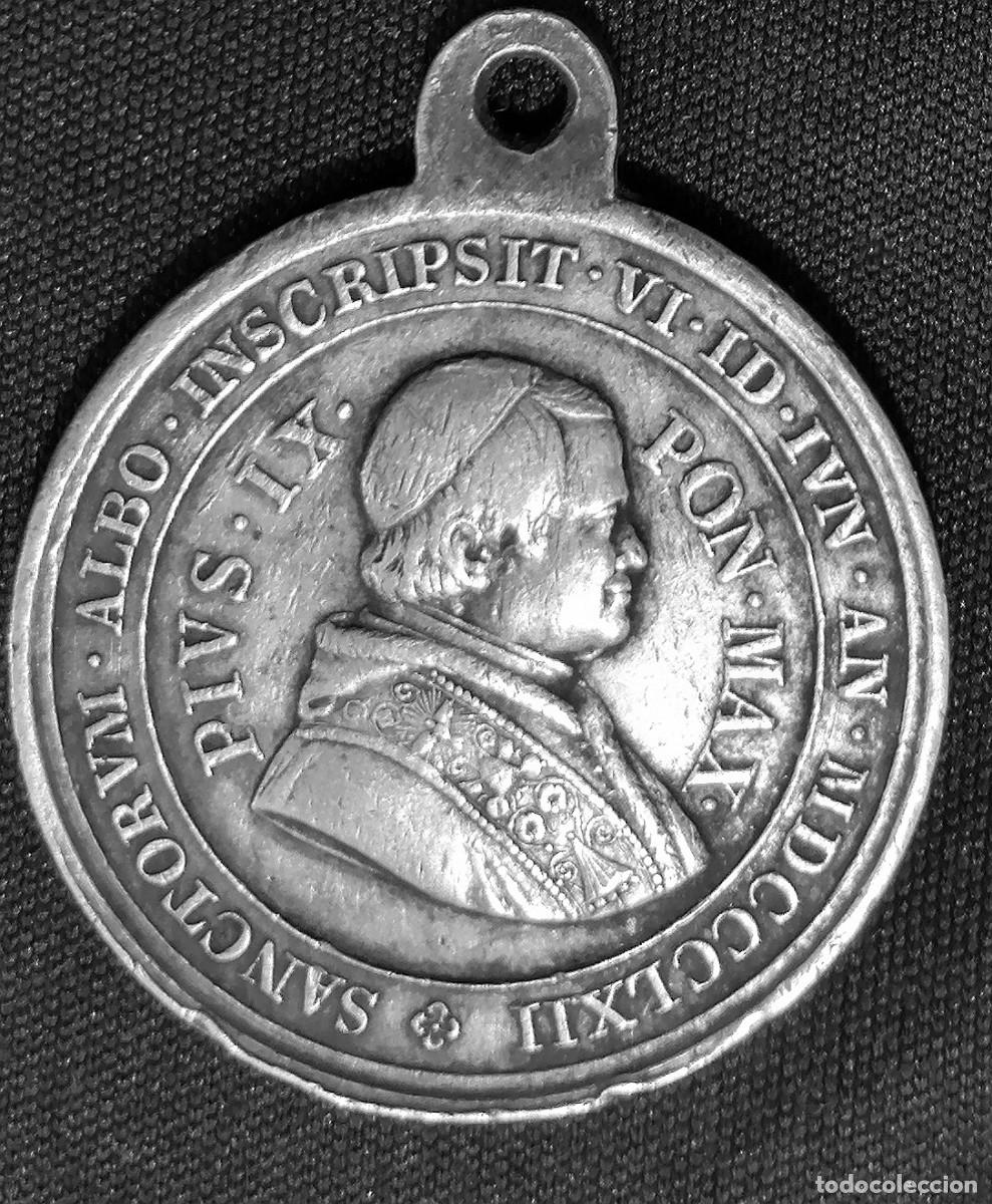 Medallas tem&aacute;ticas: MEDALLA RELIGIOSA PIO IX - Foto 1