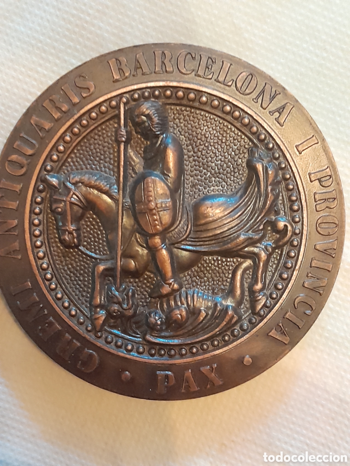 Medallas tem&aacute;ticas: Medalla anticuarios 1975 - Foto 1