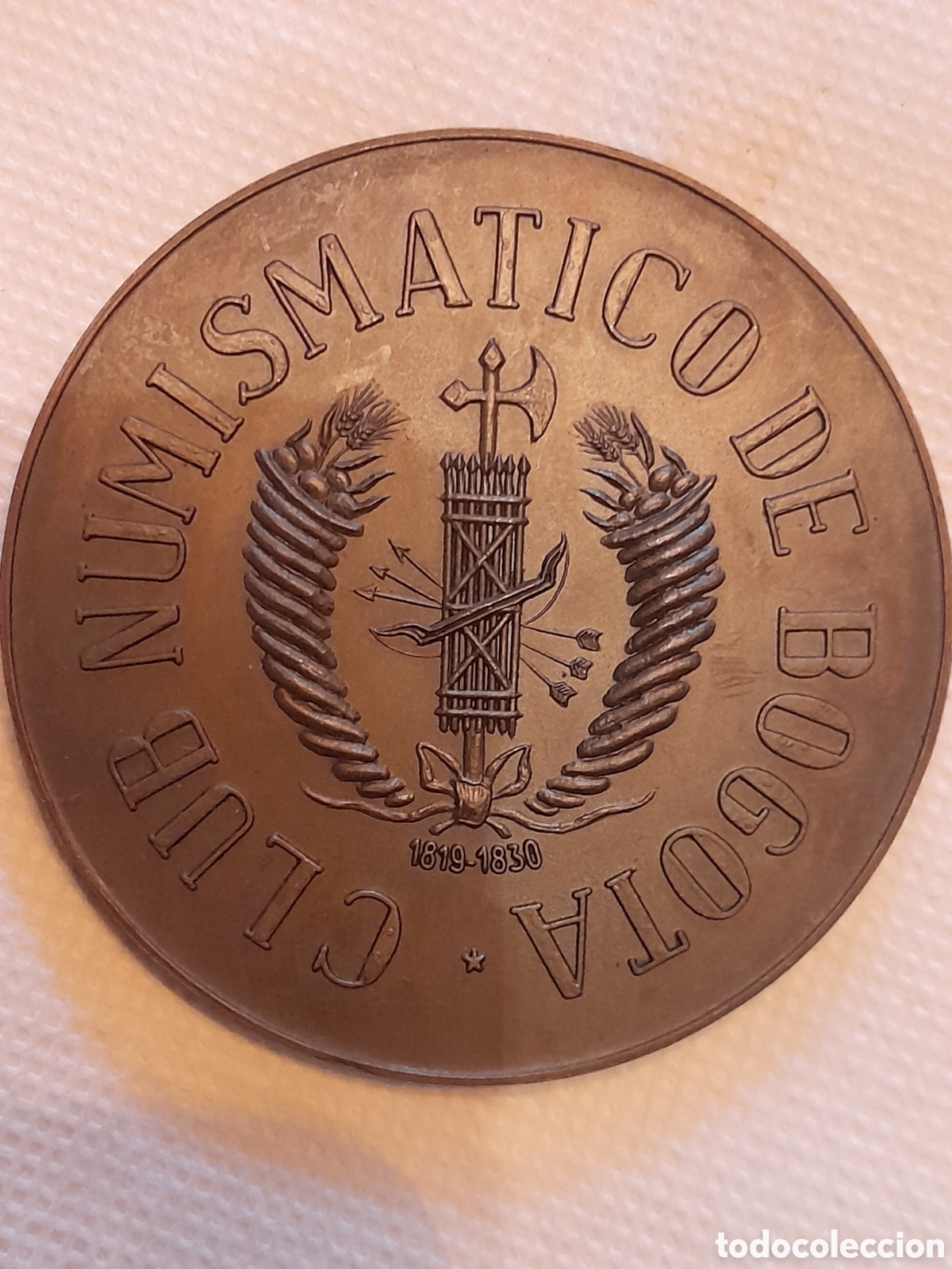 Medallas tem&aacute;ticas: Medalla concurso numismatico 1965 - Foto 2