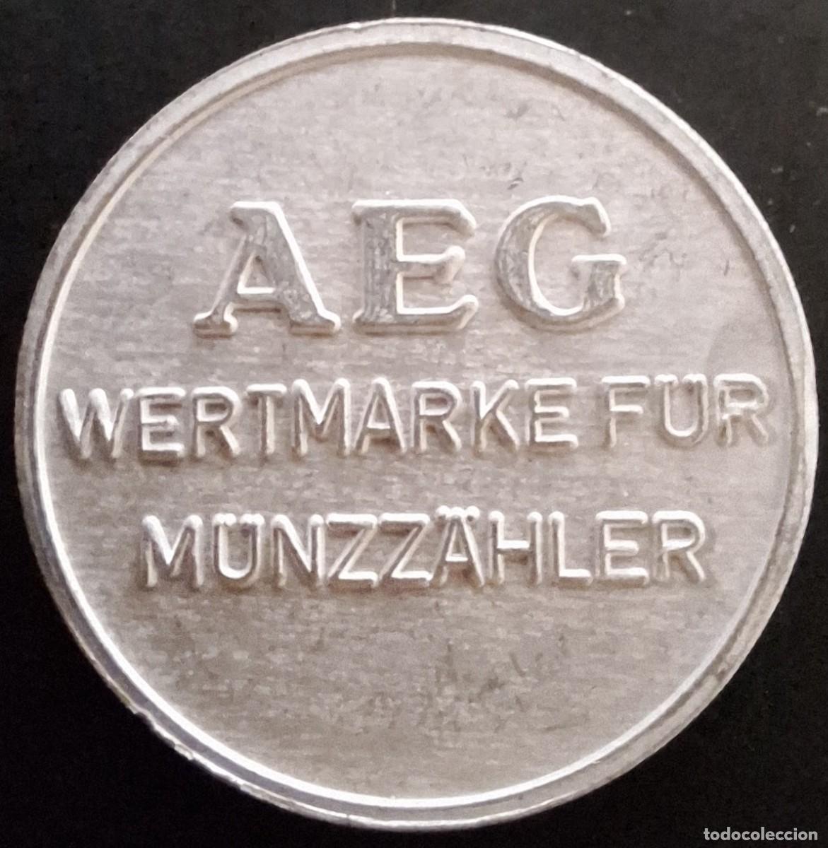 Medallas tem&aacute;ticas: Ficha / token / medalla AEG - Foto 1