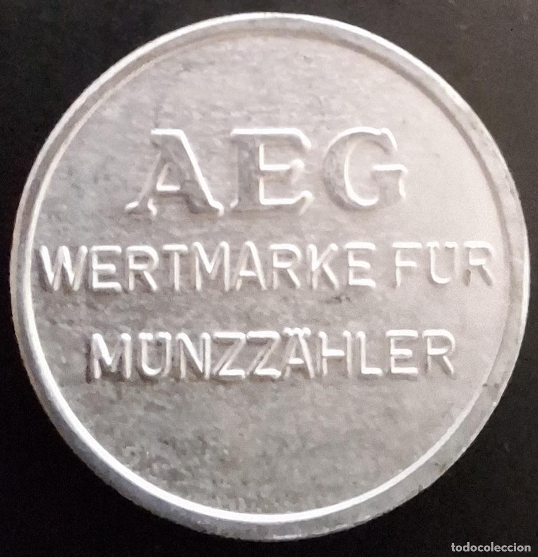 Medallas tem&aacute;ticas: Ficha / token / medalla AEG - Foto 2