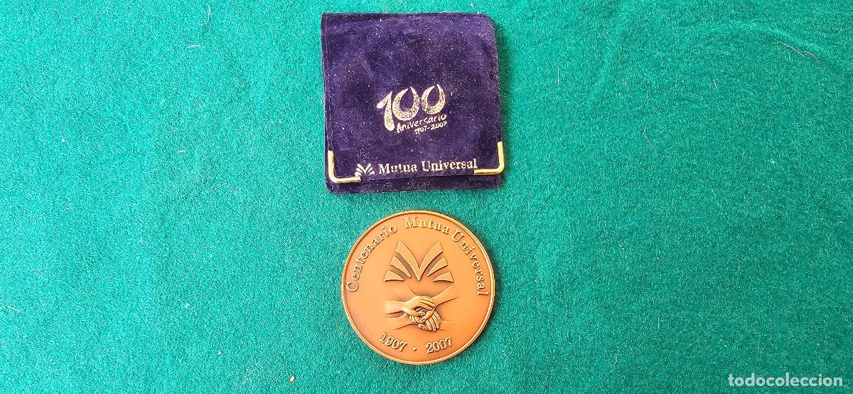 Medallas tem&aacute;ticas: MEDALLA CENTENARIO MUTUA UNIVERSAL (1907-2007) - Foto 1