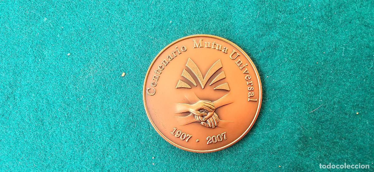 Medallas tem&aacute;ticas: MEDALLA CENTENARIO MUTUA UNIVERSAL (1907-2007) - Foto 3