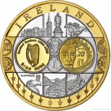 Medallas temáticas: [#1156795] IRLANDA, MEDALLA, L'EUROPE, PLATA CHAPADA EN COBRE, FDC