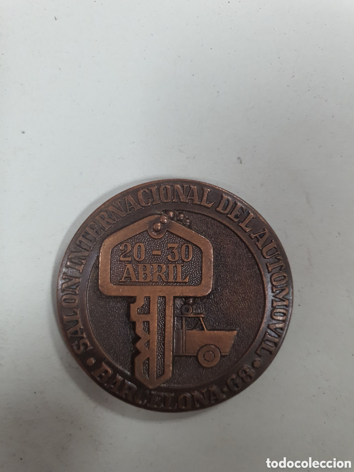 Medallas tem&aacute;ticas: salon automovil 1968 - Foto 1